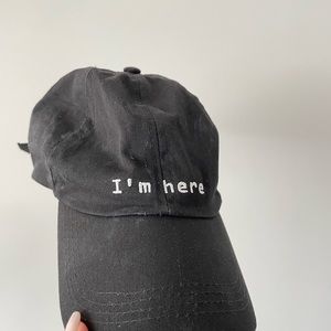 Zara black cap